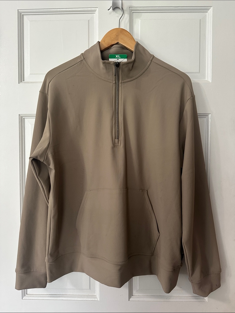 Skechers Women's Half-Zip Pullover in Taupe